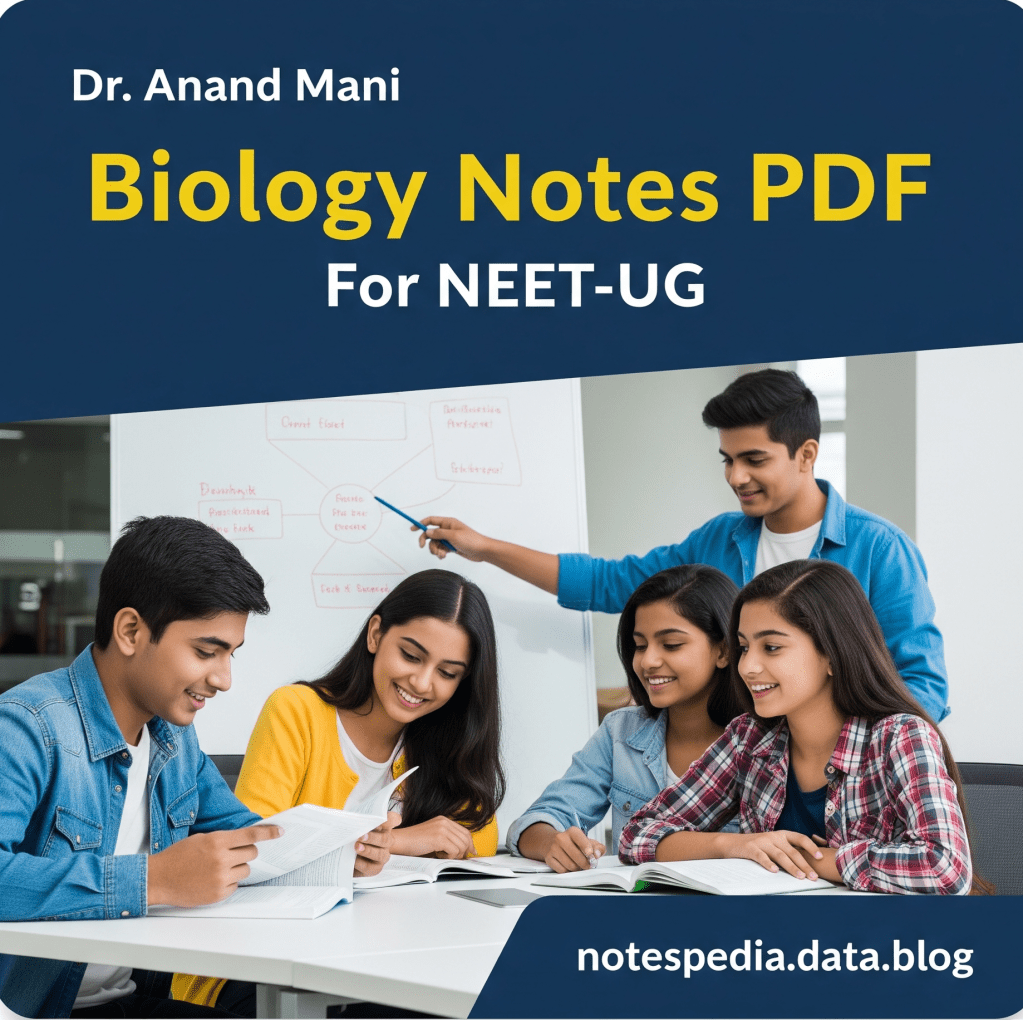 Dr. Anand Mani Biology Notes PDF For&nbsp;NEET-UG